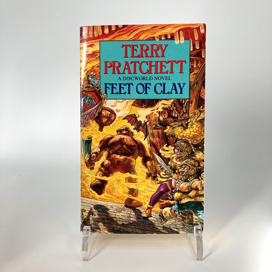 Feet of Clay - Discworld Terry Pratchett - 1996 - Corgi 2nd Printing M1785