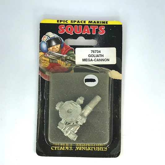 Epic Squats Goliath Mega-Cannon Blister - OOP - Epic Armageddon Warhammer C2448