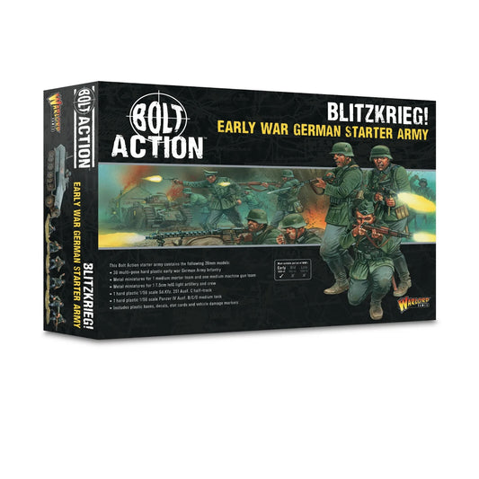 Blitzkrieg! German Early War Starter Army - Warlord Games Bolt Action Miniatures