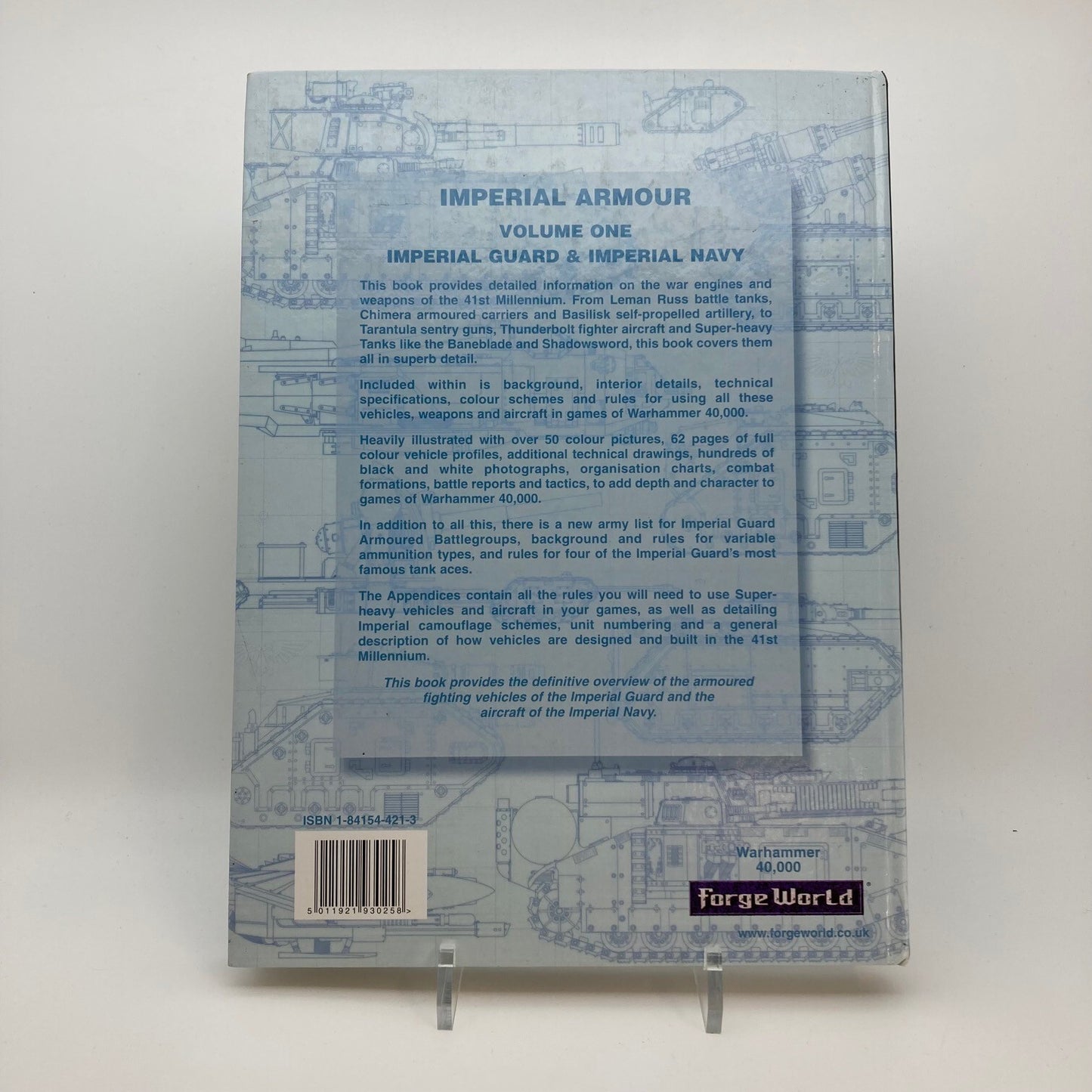 Imperial Armour Volume 1 - Imperial Guard Warhammer Games Workshop M1654