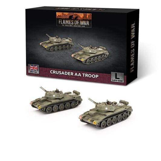 British Crusader AA Troop - Late-War - Brand New - Flames of War