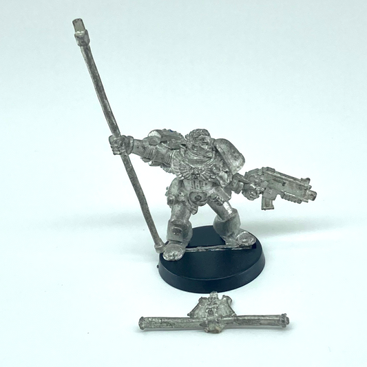 Command Ancient - Space Marines - 2nd Edition - Warhammer 40K Metal X2910