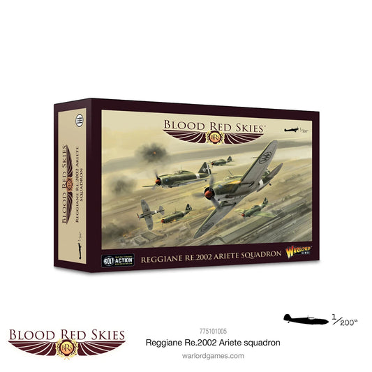 Blood Red Skies: Reggiane RE.2002 Ariette Squadron - Bolt Action Warlord Games