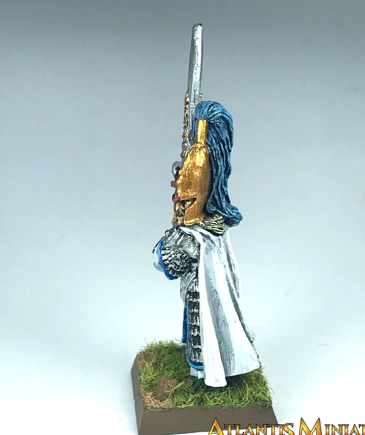 High Elves Swordmaster Champion Elf - Warhammer Fantasy Painted Metal X316