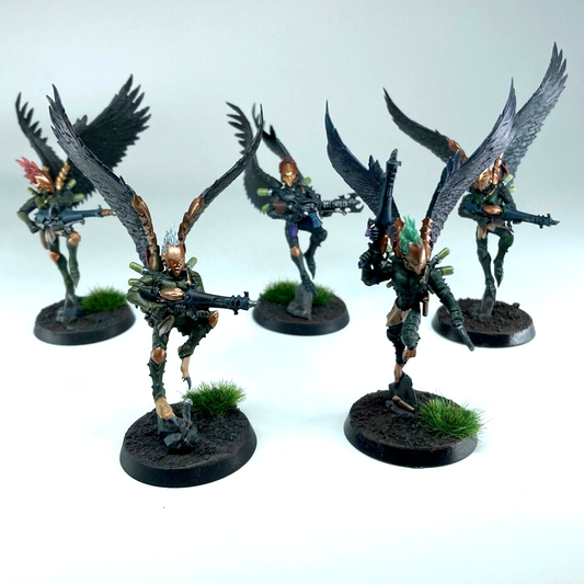 Scourge Squad - Dark Eldar - Painted - Games Workshop Warhammer 40K C5300