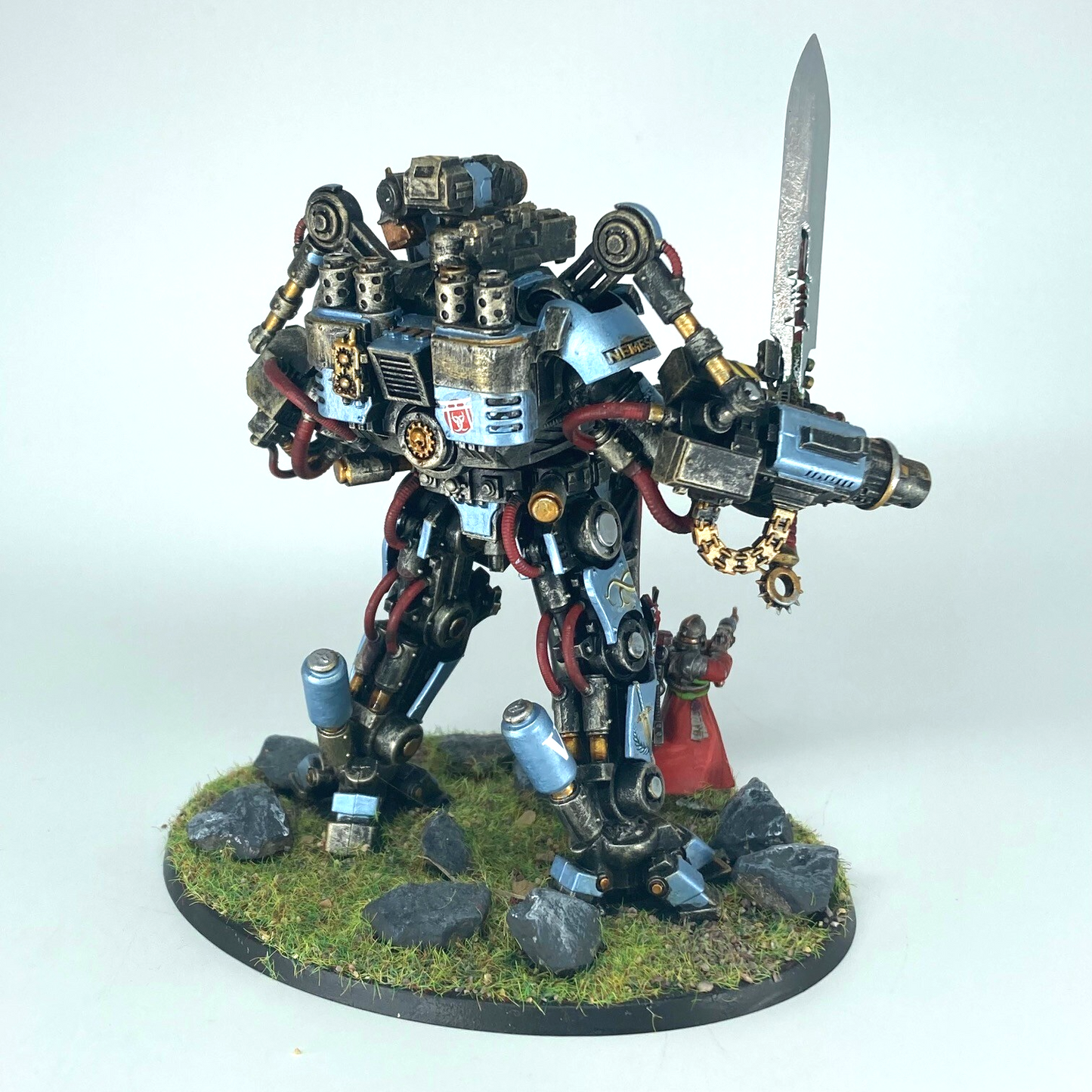 Grey Knights Nemesis Dreadknight Space Marines - Painted - Warhammer 40k (10)
