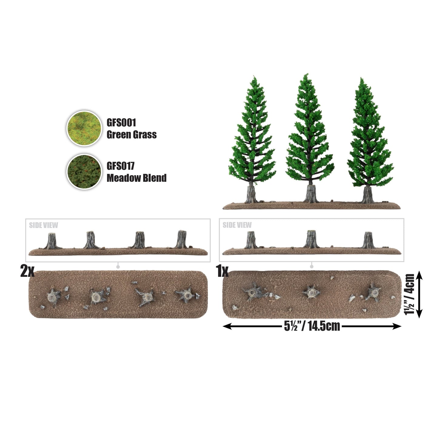 Pre-order: Italian Tree Lines - Late War - Battlefront Miniatures - Brand New