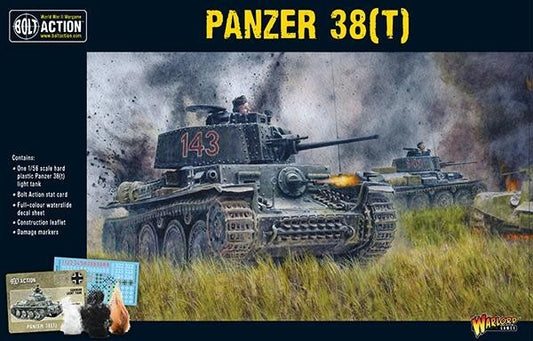 German Panzer 38T - Brand New - Warlord Games Bolt Action Miniatures