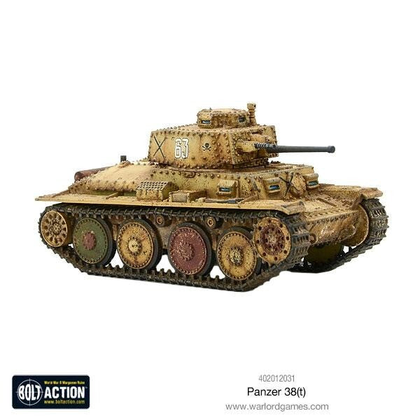 German Panzer 38T - Brand New - Warlord Games Bolt Action Miniatures