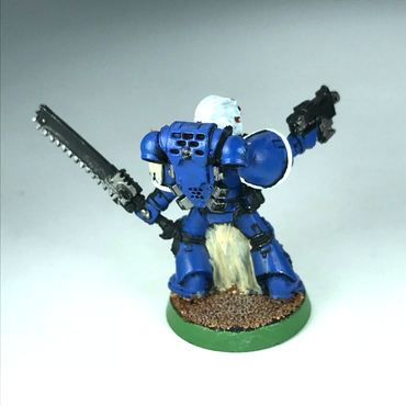 Metal Veteran Space Marine - Painted - Warhammer 40K X7355