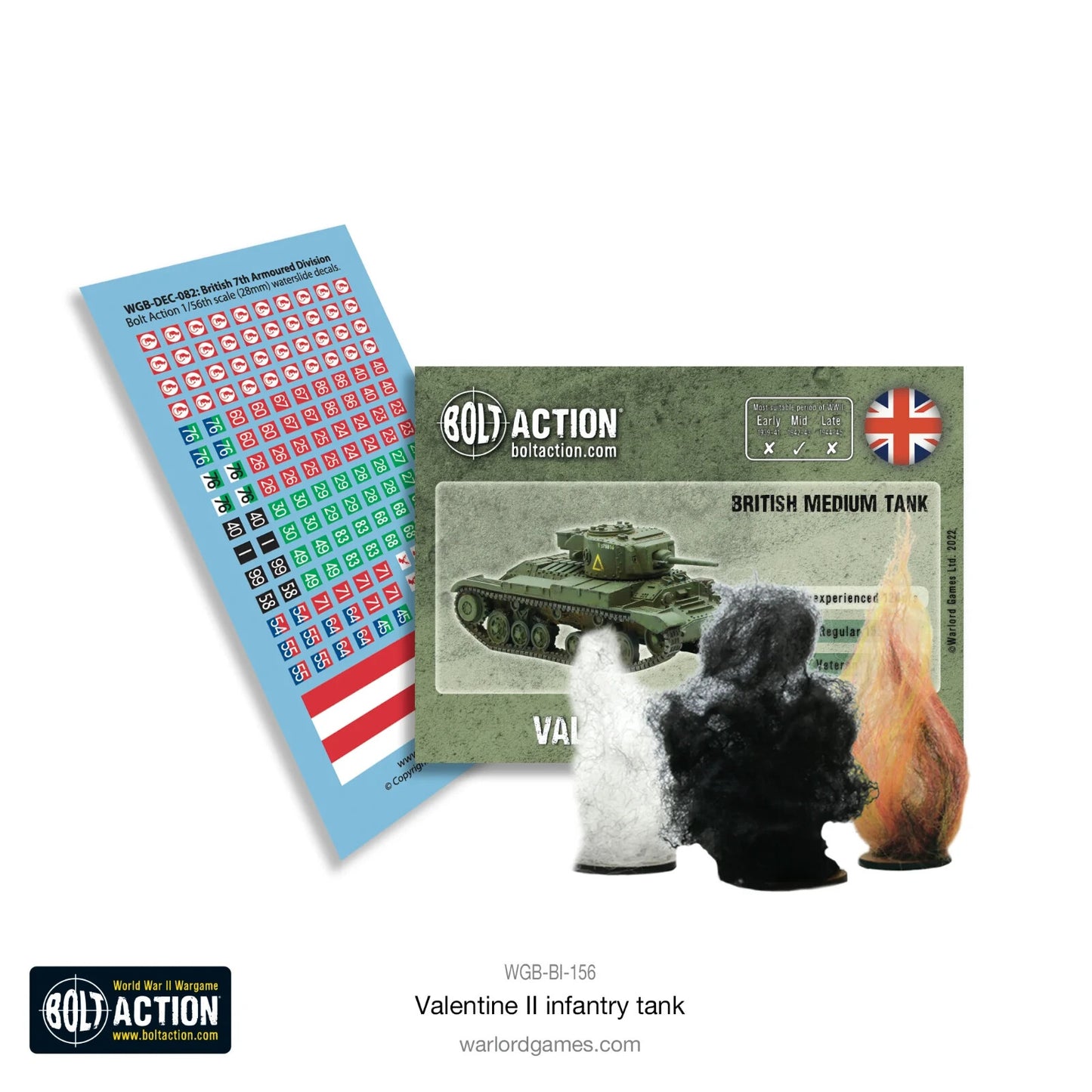 British Valentine II Infantry Tank - Warlord Games Bolt Action Miniatures