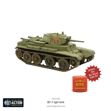 Soviet BT-7 Light Tank - Brand New - Warlord Games Bolt Action Miniatures