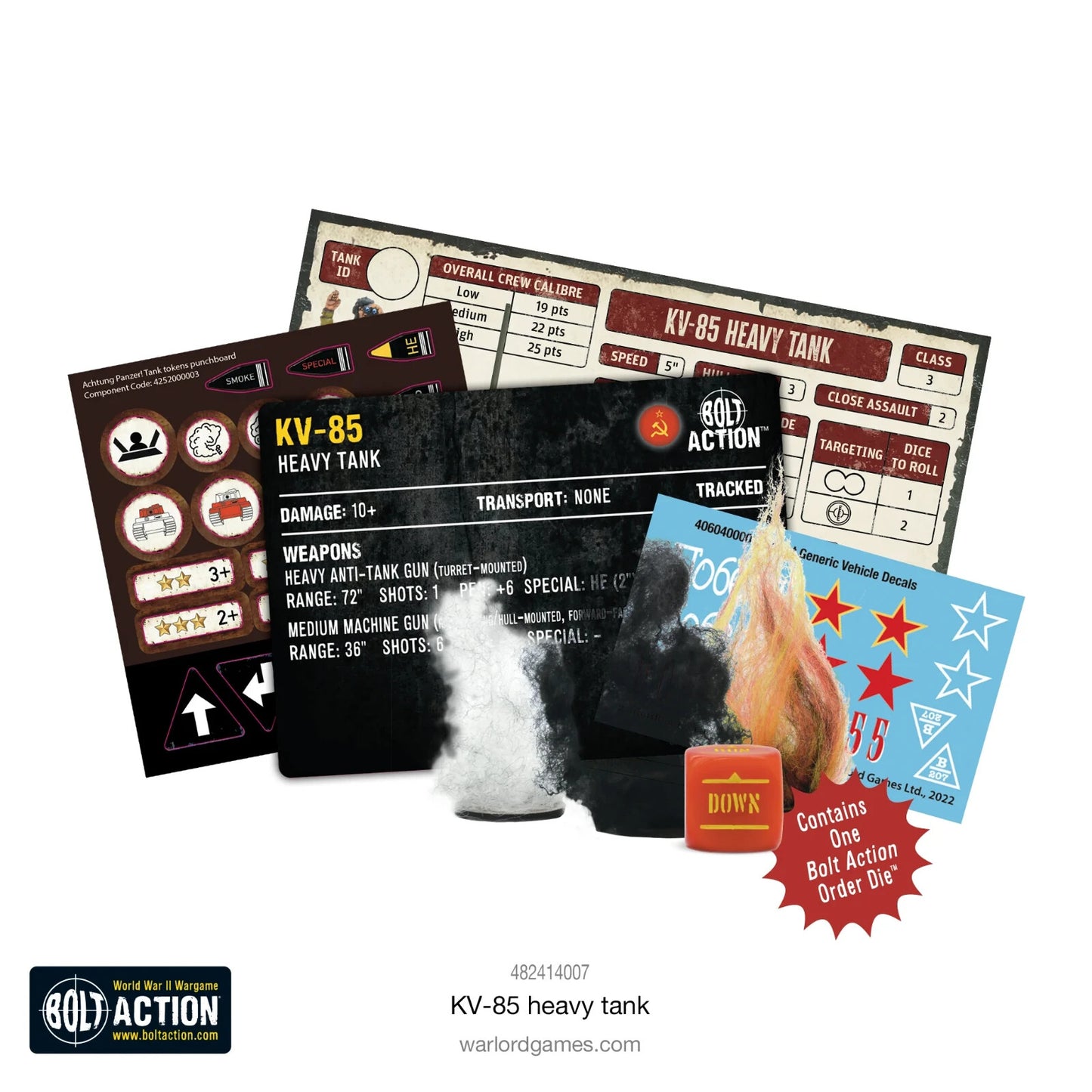 Soviet KV-85 Heavy Tank - Brand New - Warlord Games Bolt Action Miniatures