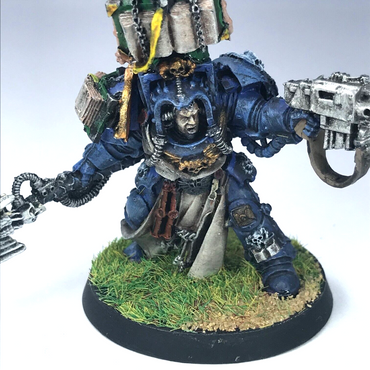 Librarian In Terminator Armour Space Marines - Bent Staff - Warhammer 40K C3041