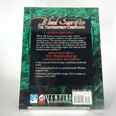 Blood Sacrifice: The Thaumaturgy Companion - Vampire: The Masquerade - M435