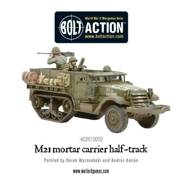 M21 Mortar Carrier Half-Track US - Warlord Games Bolt Action Miniatures