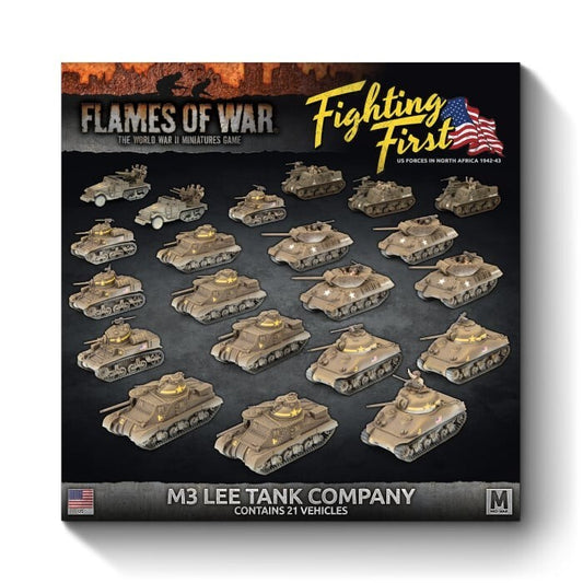 Fighting First M3 Lee Tank Company - Mid-War - Brand New - Flames of War