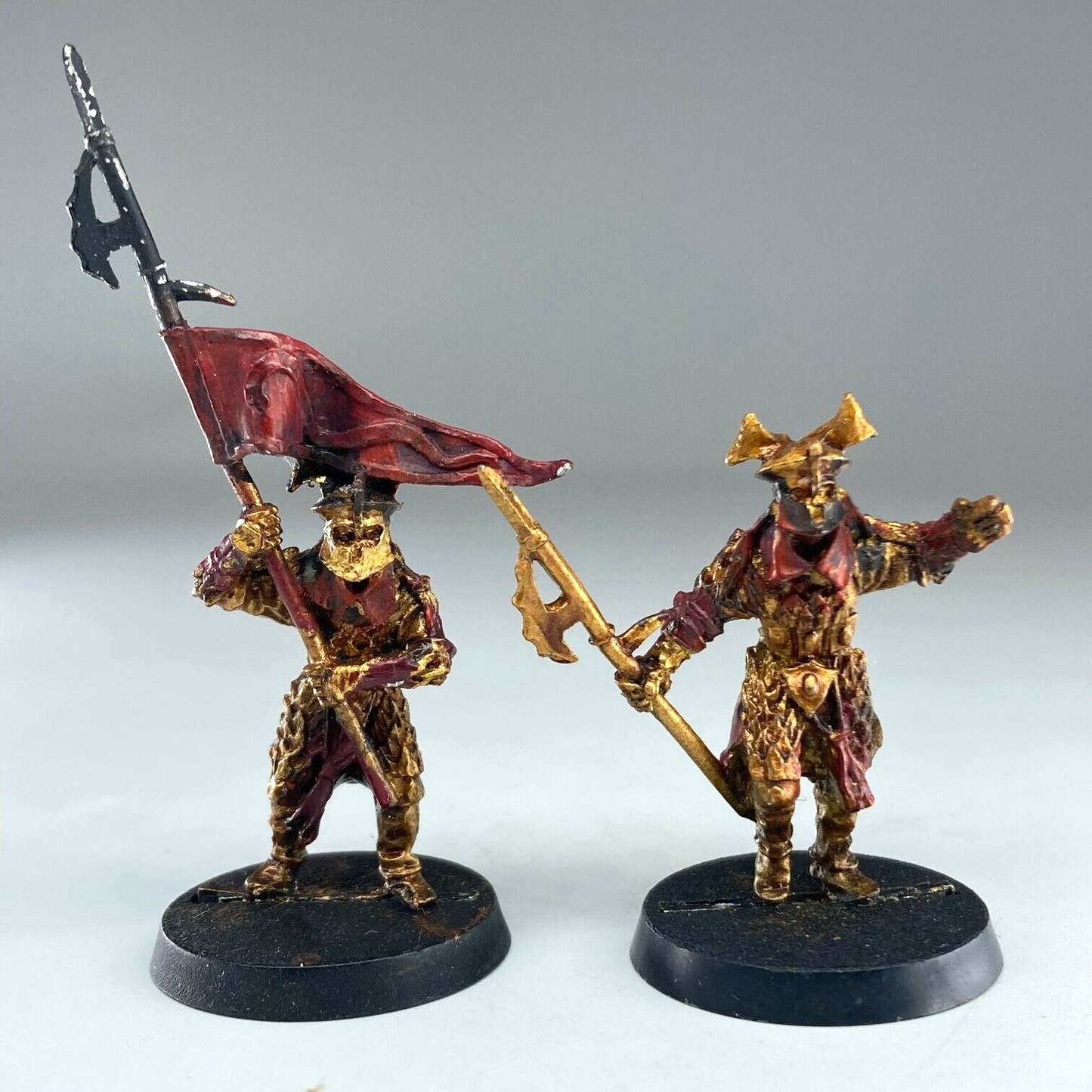 Easterling Captain and Standard Bearer - Warhammer LOTR Metal X14289