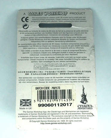 Dark Eldar Succubi Blister - OOP - Warhammer 40K Classic Metal C574