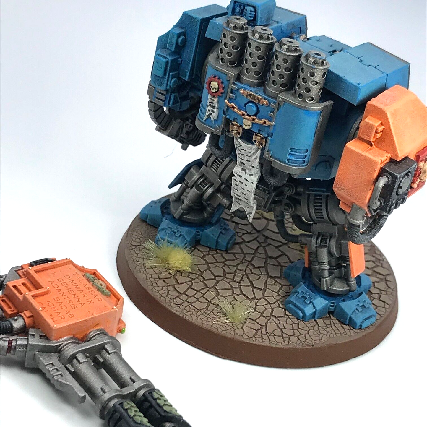 Space Marine Dreadnought Multiple Weapons - Painted - Warhammer 40K C2756