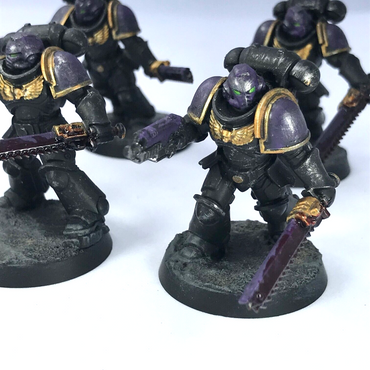 Dark Angels Assault Intercessors Space Marines - Painted - Warhammer 40K C2797