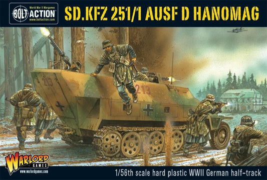 SD.KFZ 251/1 AUSF D Hanomag - Brand New - Warlord Games Bolt Action Miniatures