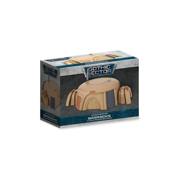 United Frontier Barracks - Painted 1:56 Terrain - Brand New Gothic Sector
