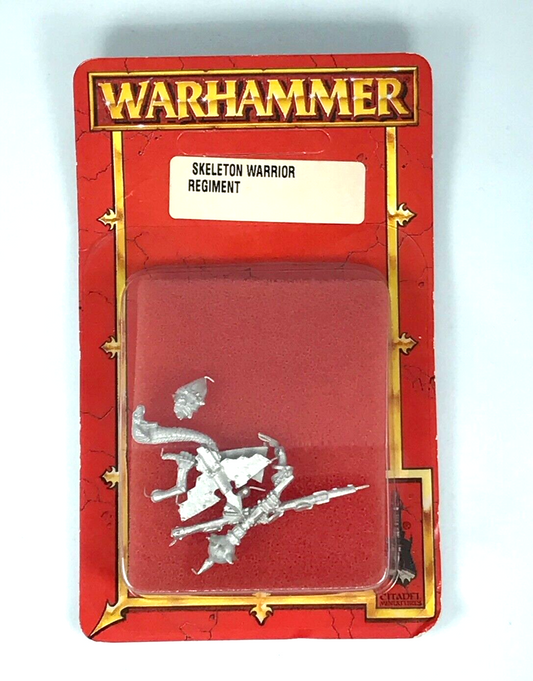 Classic Metal Undead Skeleton Warrior Upgrades Blister - Warhammer Fantasy C1440
