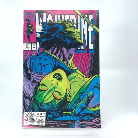 Marvel Wolverine Issue 57 - Original Vintage Comic - Marvel Comics D127