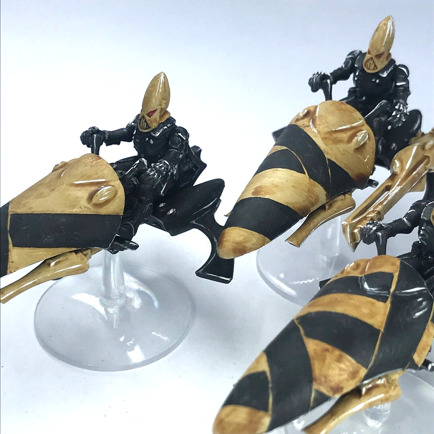 Aeldari Eldar Windriders Squad Jetbikes - Painted - Warhammer 40K C1130
