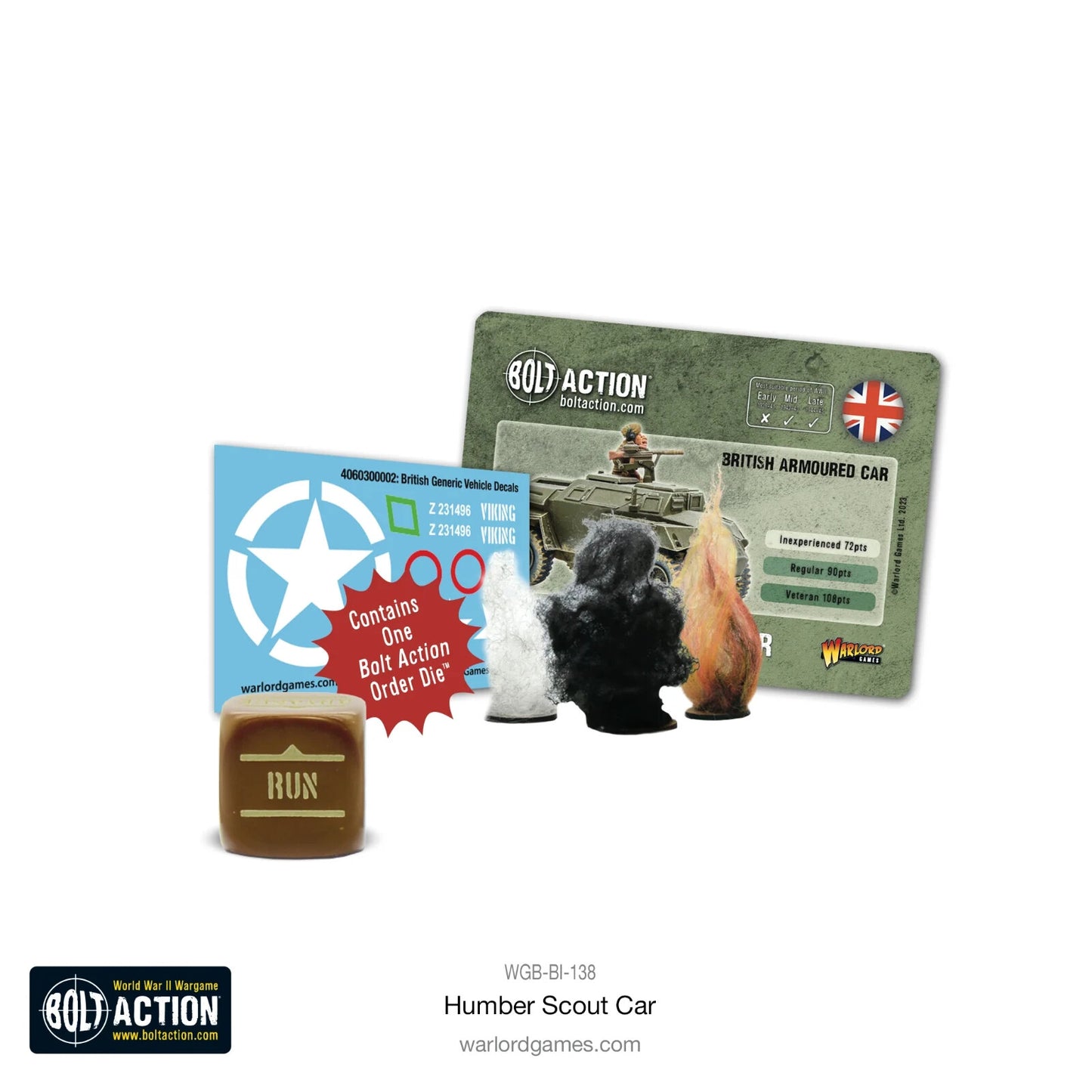 British Humber Scout Car - Brand New - Warlord Games Bolt Action Miniatures