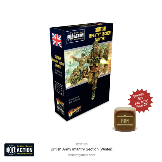 British Infantry Section (Winter) - Warlord Games Bolt Action Miniatures
