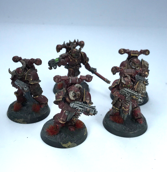 Chaos Space Marine Squad - Painted - Warhammer 40K C21