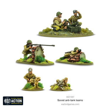 Soviet Army Anti-Tank Teams - Brand New - Warlord Games Bolt Action Miniatures