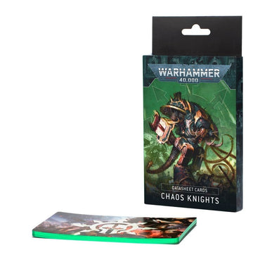 Chaos Knights Datacards - Index 10th Edition - Brand New - Warhammer 40k GW