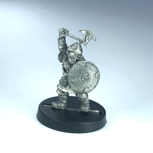 Dwarf Warrior with Axe & Shield OOP LOTR / Warhammer / Lord of the Rings X12520