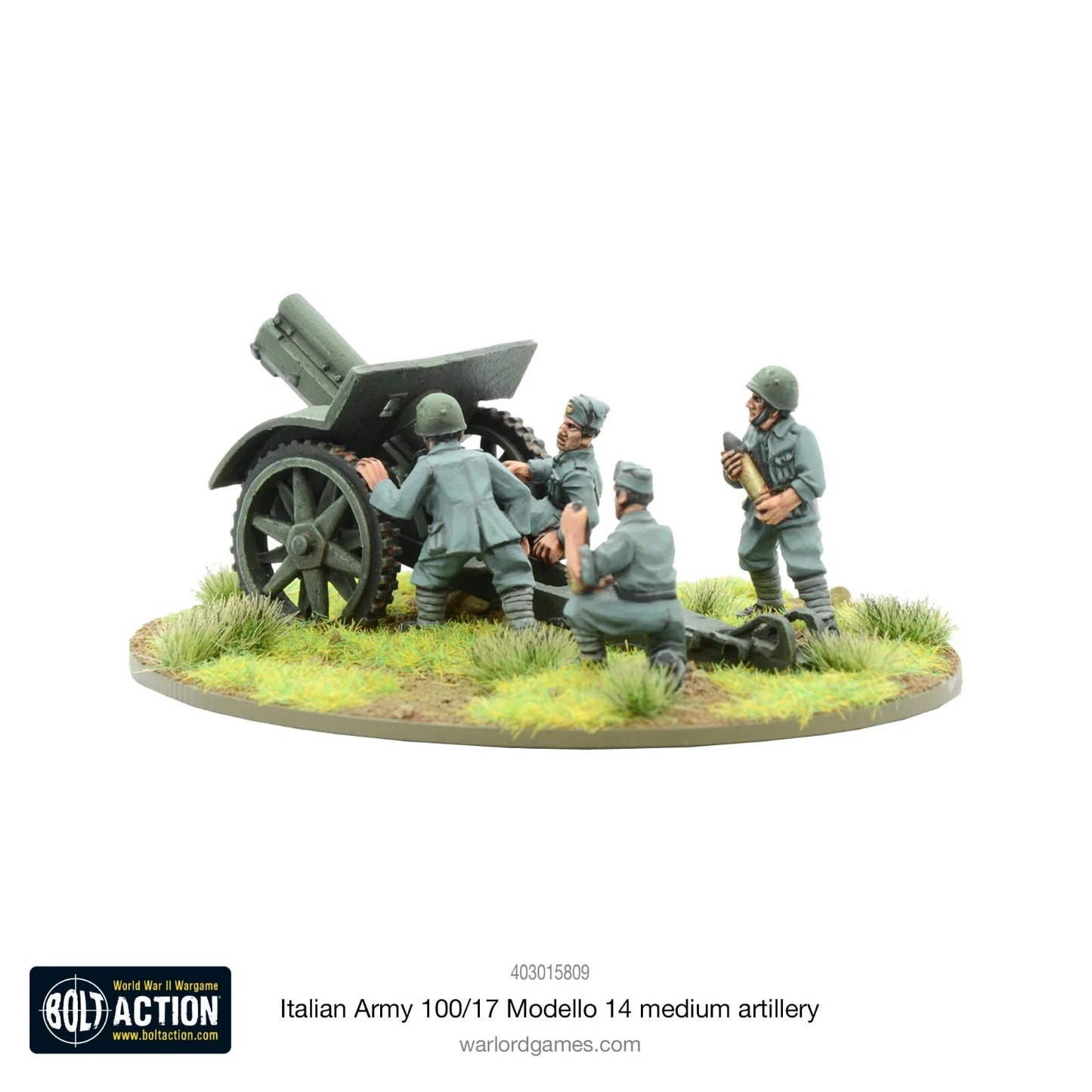 Italian Army 100/17 Modello 14 - Brand New Warlord Games Bolt Action Miniatures