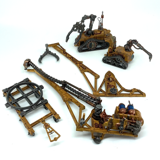 Galvanic Servohaulers-Crane-Sector Mechanicus - Scenery Warhammer Games Workshop