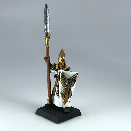 High Elves Lothern Seaguard with Spear - Painted Warhammer Fantasy Metal X2083