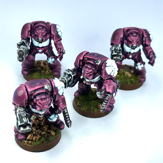 Classic Space Marine Terminators - Painted - Warhammer 40K C3423