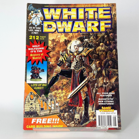 White Dwarf 212 Magazine Games Workshop Warhammer Fantasy 40,000 40K M1348