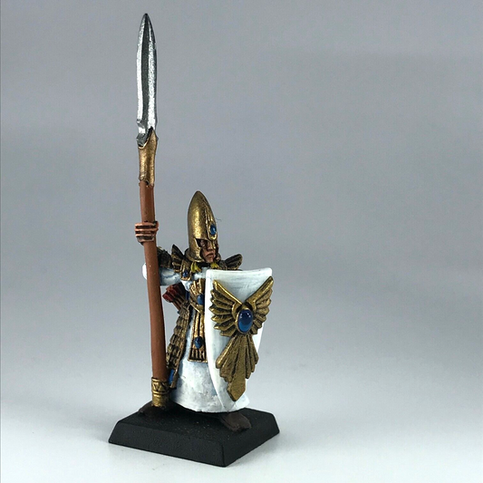 High Elves Lothern Seaguard with Spear - Painted Warhammer Fantasy Metal X1129