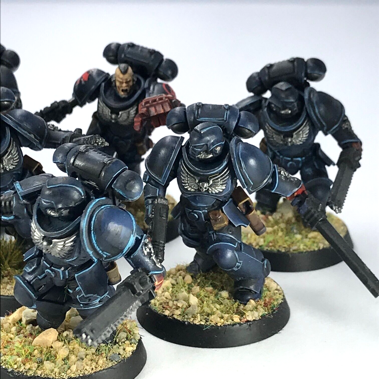 Space Marine Assault Intercessors - Painted - Warhammer 40K C3554