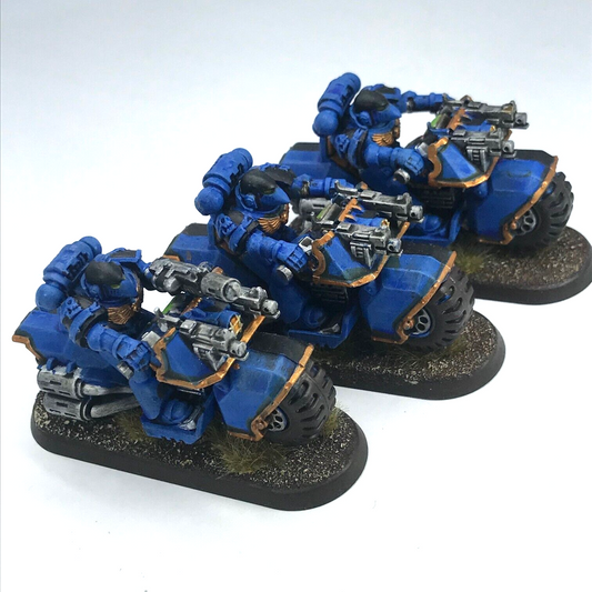 Space Marines Bike Squad - Painted - Warhammer 40K C2705