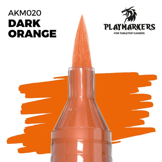 Dark Orange - Playmarker - Brand New - Acrylic Paint Pens AK Interactive