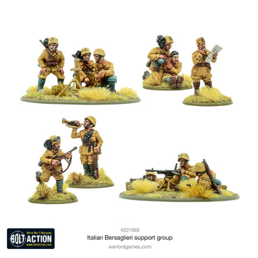 Italian Bersaglieri Support Group - Warlord Games Bolt Action Miniatures