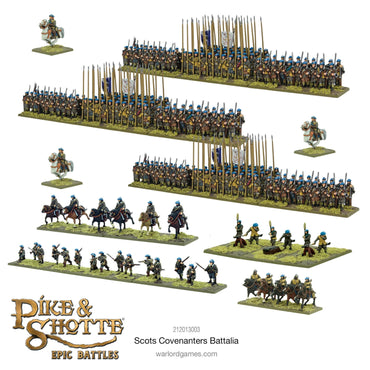 Scots Covenanters Battalia - Pike & Shotte Epic Miniatures Warlord Games