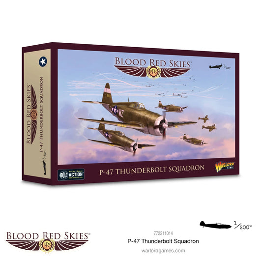 Blood Red Skies: P-47 Thnderbolt Squadron - Bolt Action Warlord Games Miniatures
