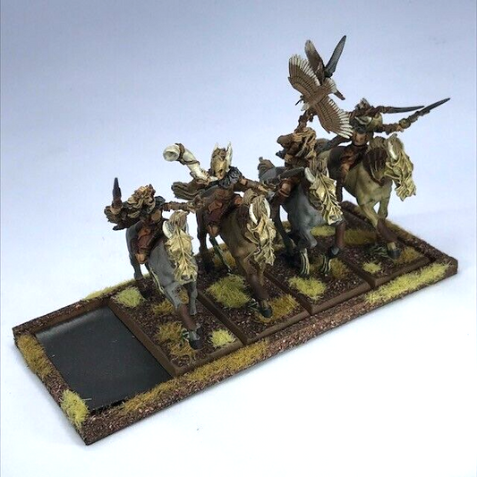 Wood Elves Elf Glade Rider Regiment & Magnetic Tray Warhammer Fantasy Part Metal