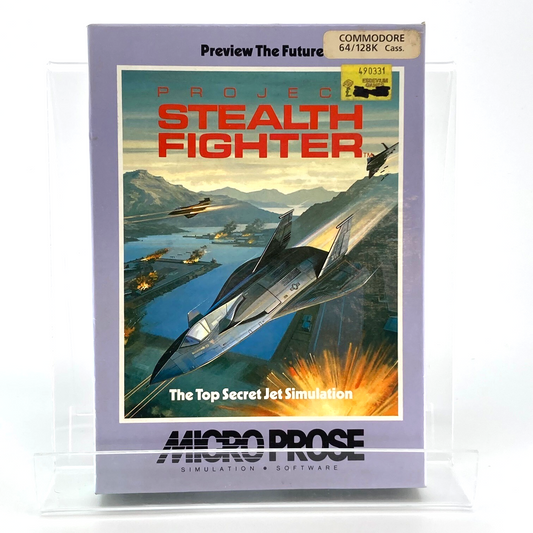 Project Stealth Fighter Micro-prose Commodore 64 Game W301